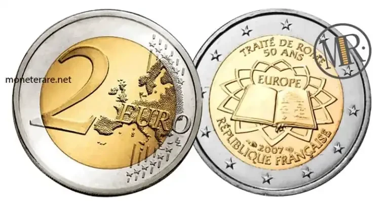 2 Euro Commemorative France 2007 Treaties of Rome