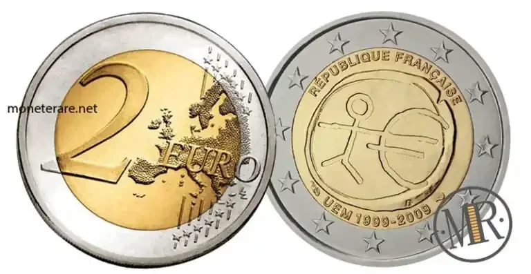 2 Euro Commemorative France 2009 - 10th Anniversary of