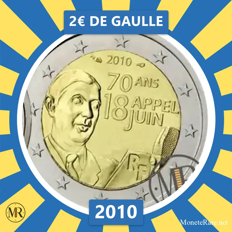 France 2€ De Gaulle 2010 France 2€ De Gaulle 2010 (coin photo)