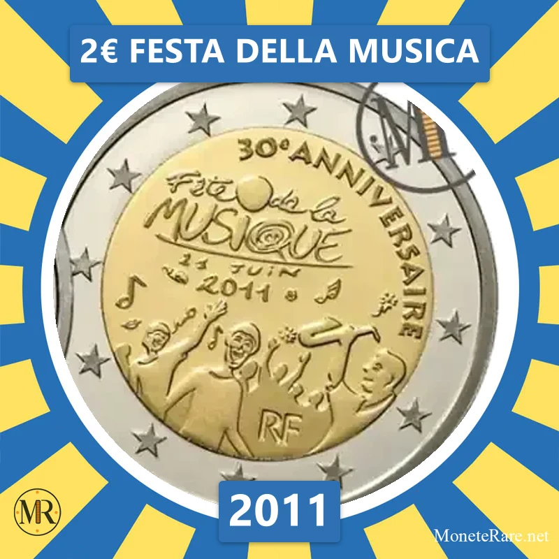 France 2€ Music Festival 2011 (coin photo)