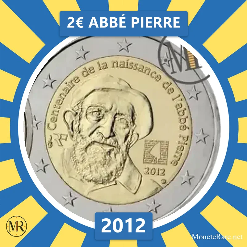 France 2€ Abbé Pierre 2012 (coin photo)