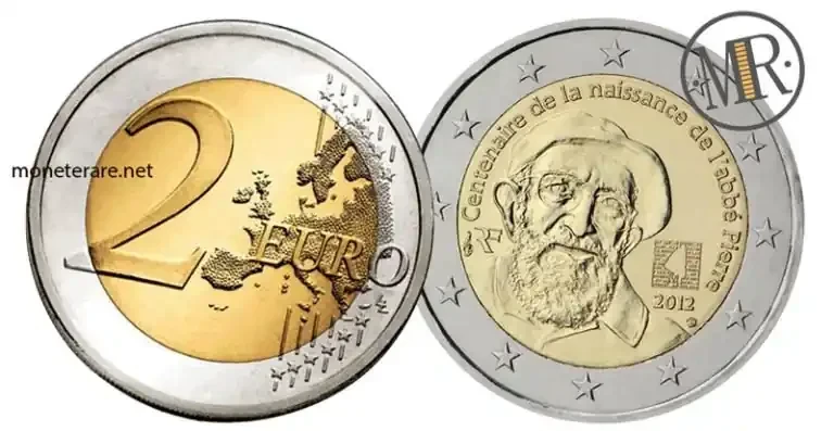 2 Euro Commemorative France 2012 - Abbé Pierre