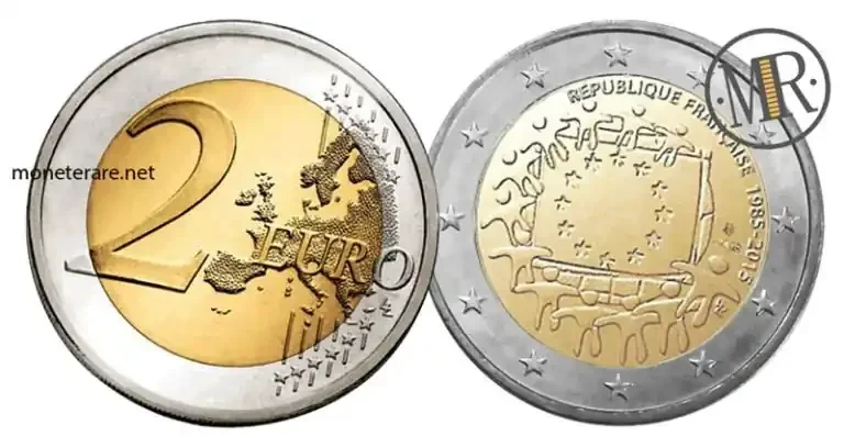 2 Euro Commemorative France 2015 - European Flag