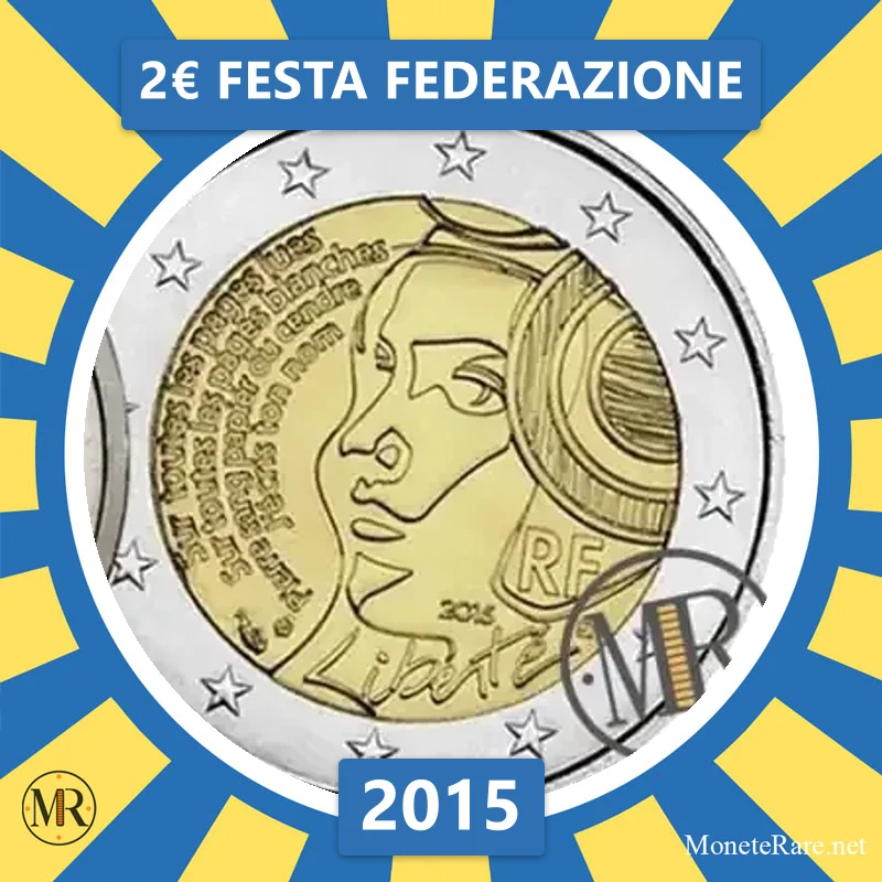 France 2€ Federation Festival 2015 (coin photo)