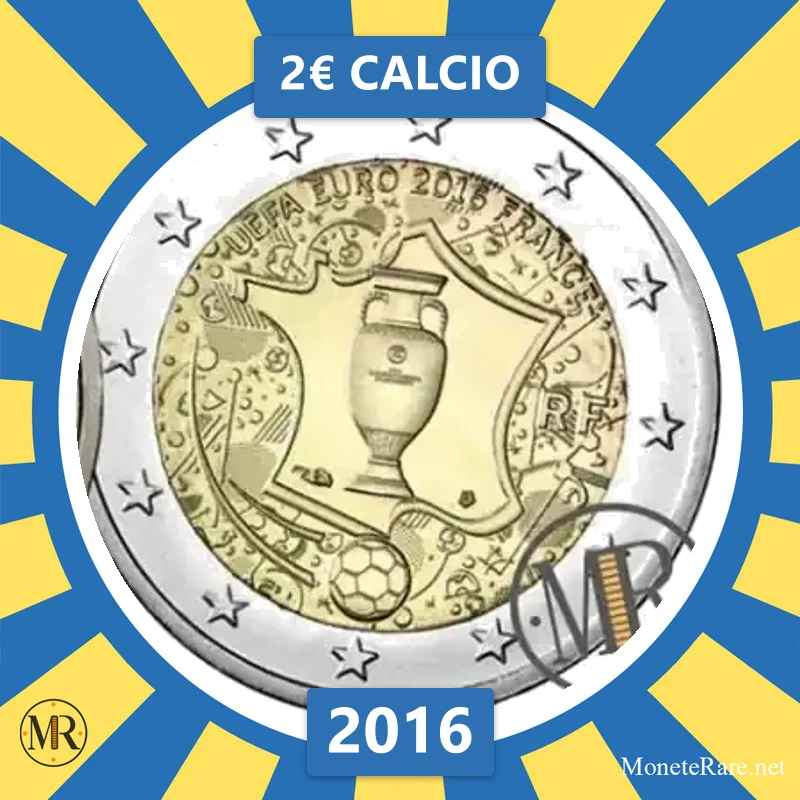 France 2€ Calcio 2016 (coin photo)