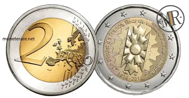 2 Euro Commemorative France 2018 - Cornflower