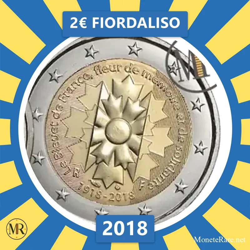 France 2€ Fiordaliso 2018 (coin photo)