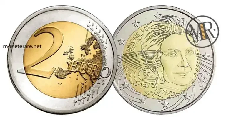 2 Euro Commemorative France 2018 - Simone Veil