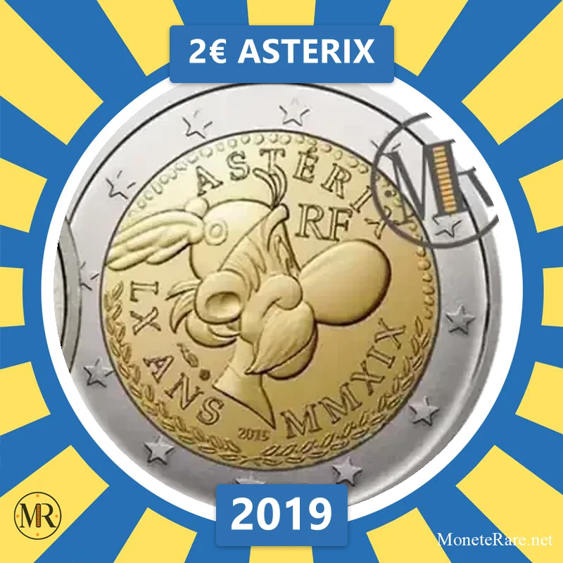 France 2€ Asterix 2019 (coin photo)