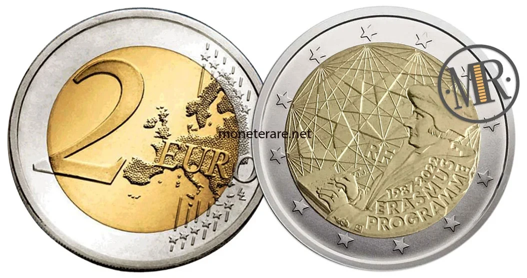 2 Euro Commemorative France 2022 Erasmus Programme
