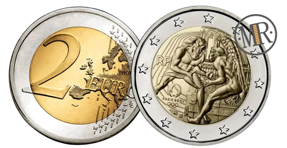 2 Euro Commemorative France 2024 Paris Olympics Hercules