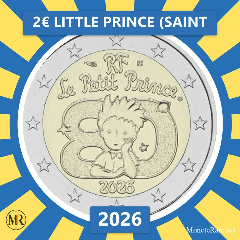 France 2€ Little Prince (Saint 2026 (coin photo)