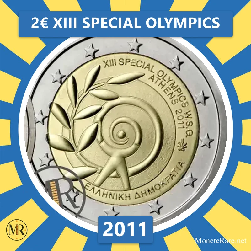 Greece 2€ XIII Special Olympics 2011 (coin photo)