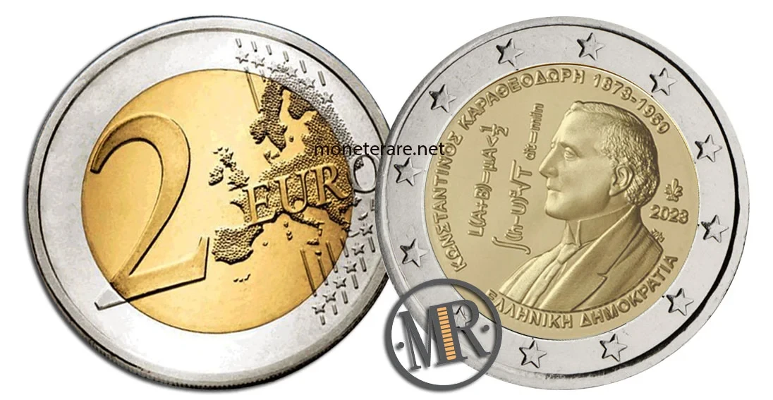 2 Euro Commemorative Greece 2023 Constantin Carathéodory