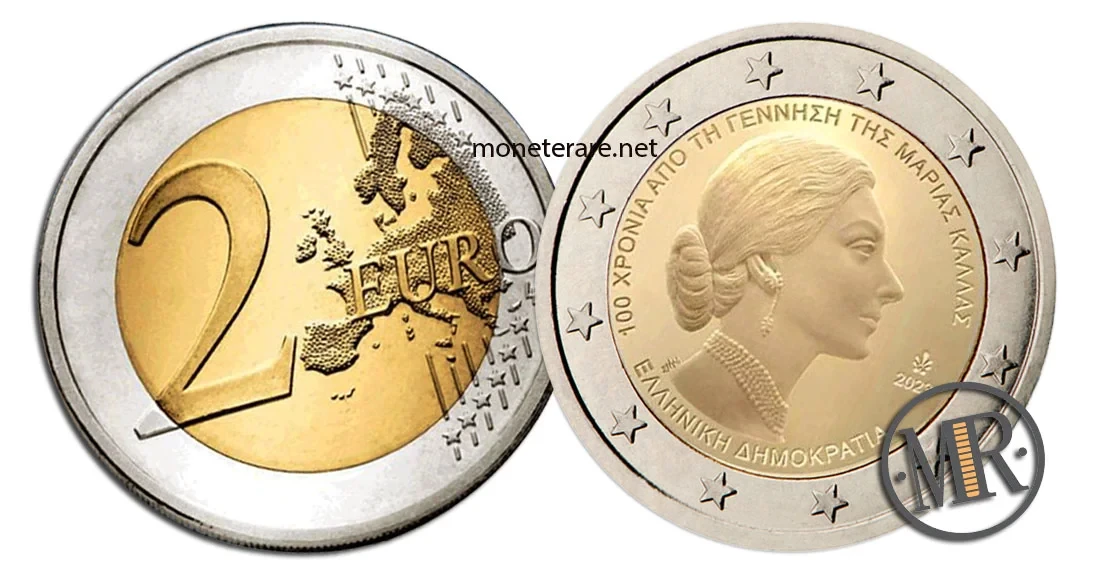 2 Euro Commemorative Greece 2023 Maria Callas