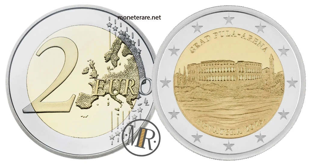 Croatia €2 commemorative 2025 – Pula – Arena