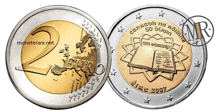 2 Euro Commemorative Ireland 2007 Treaties of Rome