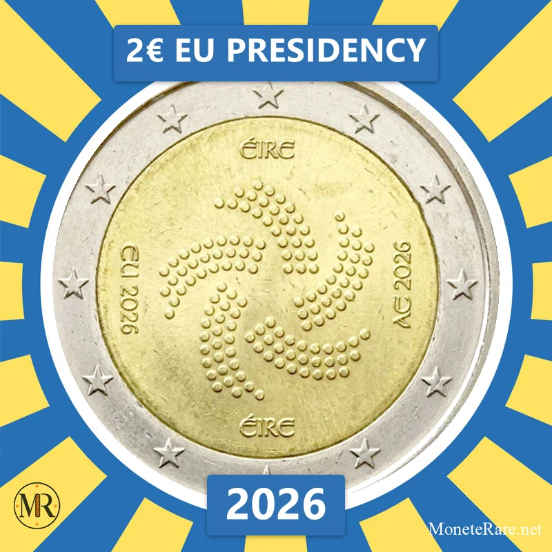 Ireland 2€ EU Presidency 2026 (coin photo)