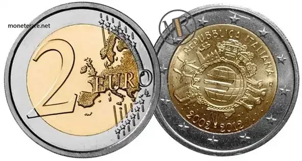2 Euro Commemorative 2012 anniversary of the Euro
