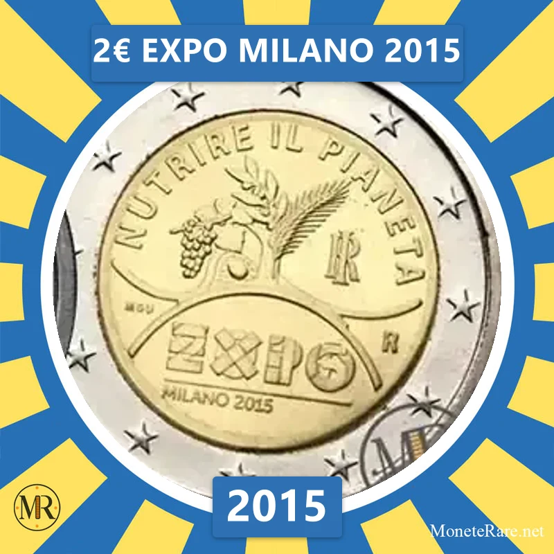 Italy 2€ Expo Milano 2015 2015 (coin photo)