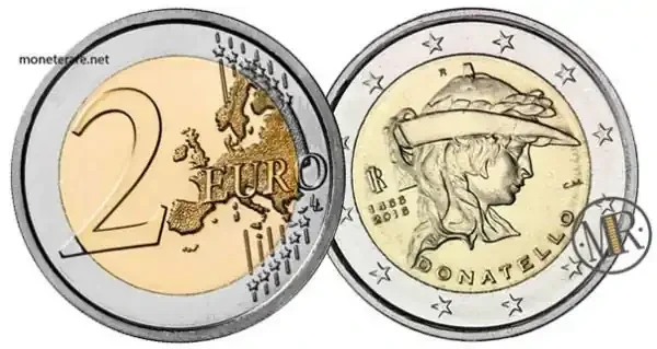 2 Euro Commemorative Italian 2016 Donatello