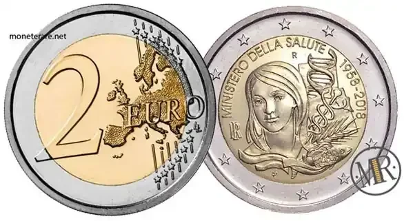 2 Euro Commemorative Italy 2018 Sixtieth Anniversary of the