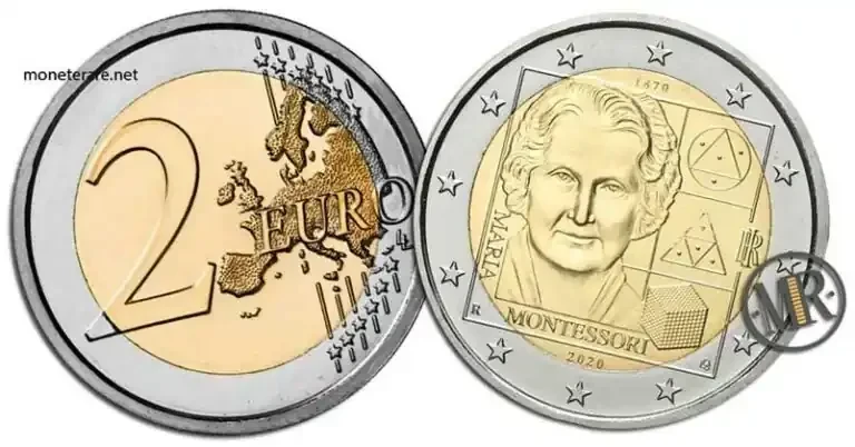 2 Euro Commemorative Italy 2020 Maria Montessori