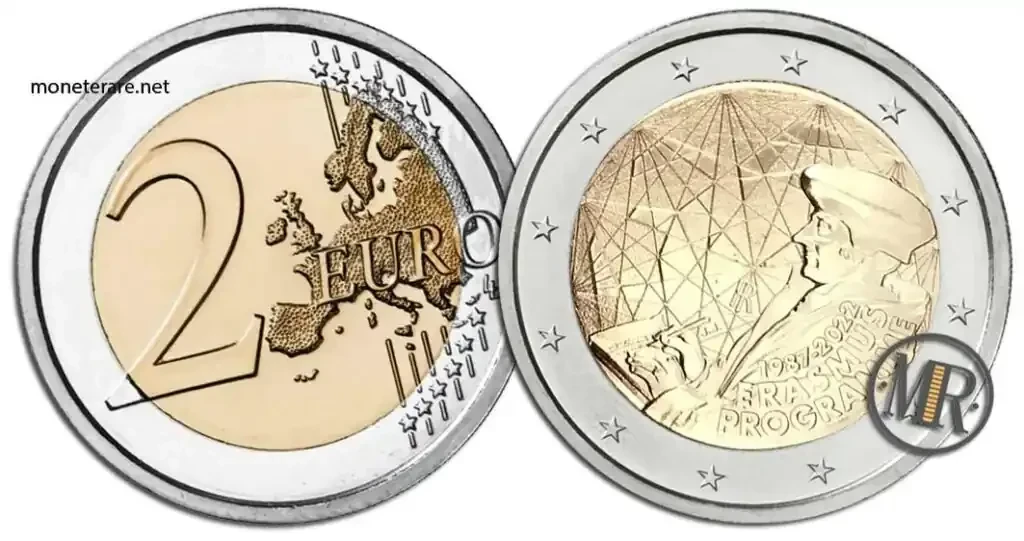 2 Euro Commemorative Italy 2022 Erasmus