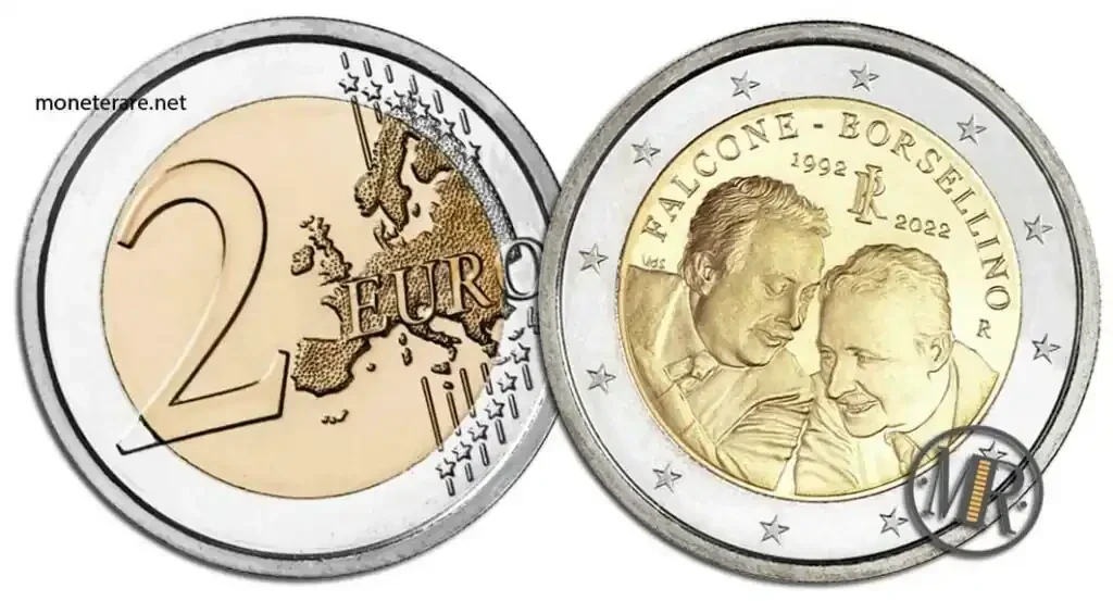 2 Euro Falcone and Borsellino 2022