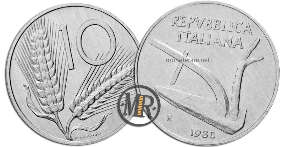 1980 10 Lire Coin Value, Description, and Rarity