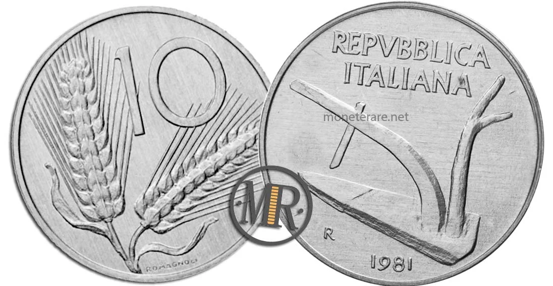 1981 10 Lire Coin Value, Description, and Rarity