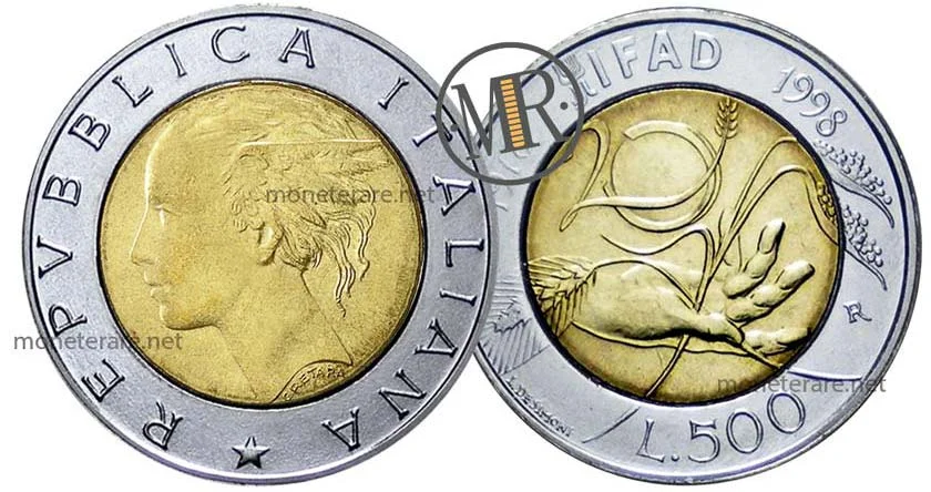 1998 500 Lire IFAD