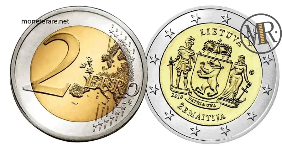 2 Euro Commemorative Lithuania 2019 Žemaitija