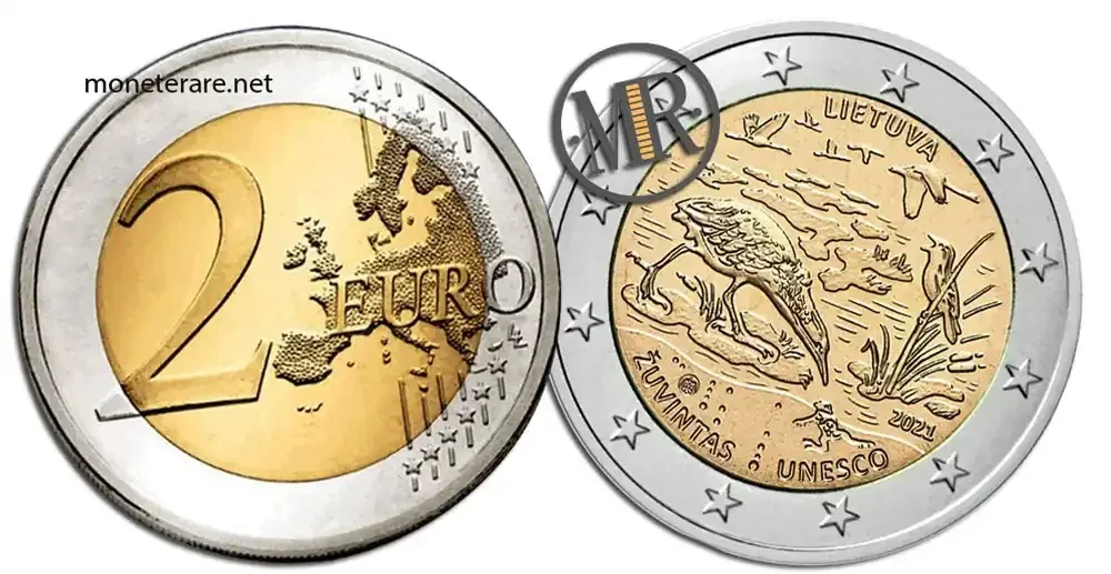 2 Euro Commemorative Lithuania 2021 UNESCO
