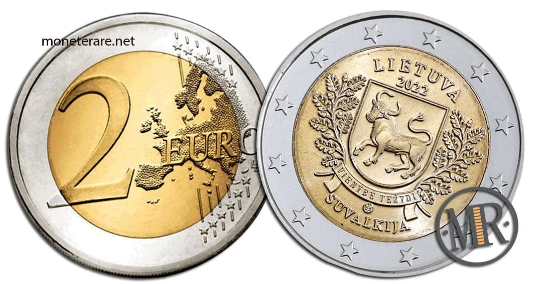 2 Euro Commemorative Lithuania 2022 Suvalkija