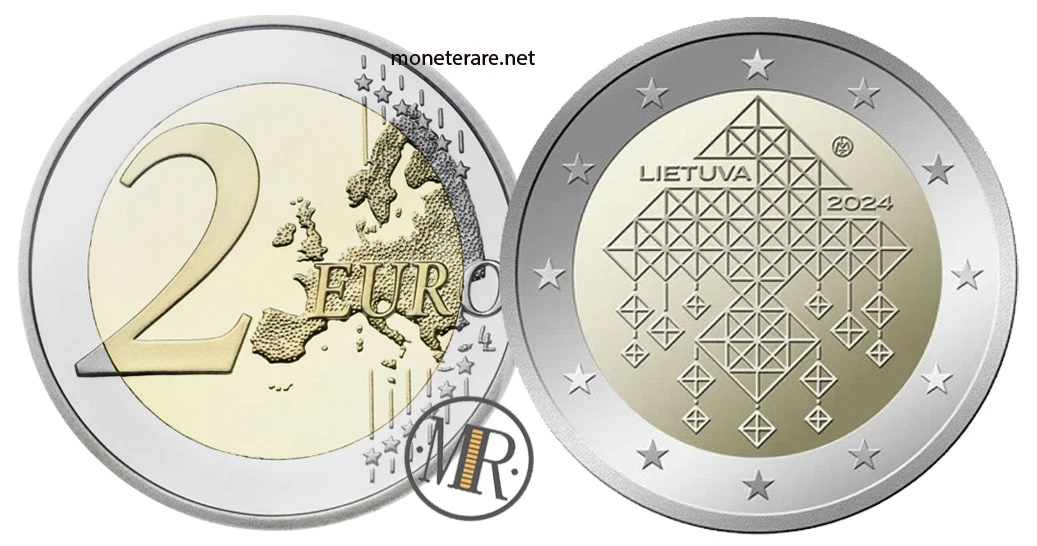 Lithuania €2 commemorative 2024 – Straw gardens