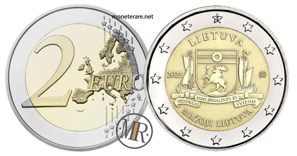 Lithuania €2 commemorative 2025 – Mažoji Lietuva (Lithuania Minor)