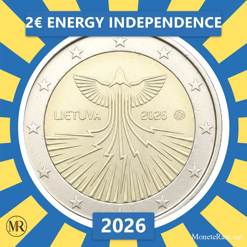 Lithuania 2€ Energy independence 2026 (coin photo)