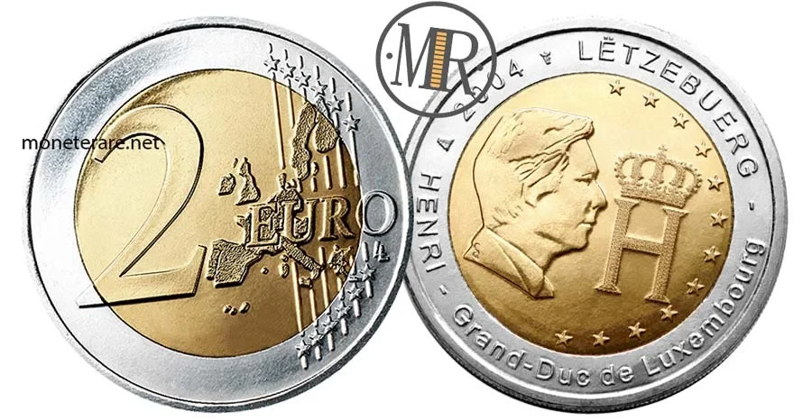 2 Euro Luxembourg 2004 Commemorative Grand Duke Henri