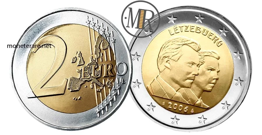 2 Euro Luxembourg 2006 Coin - Commemorative Grand Duke Guillaume Birthday