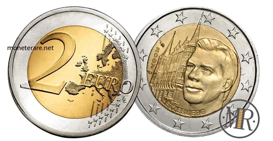 2 Euro Luxembourg 2007 Commemorative The Grand Ducal Palace