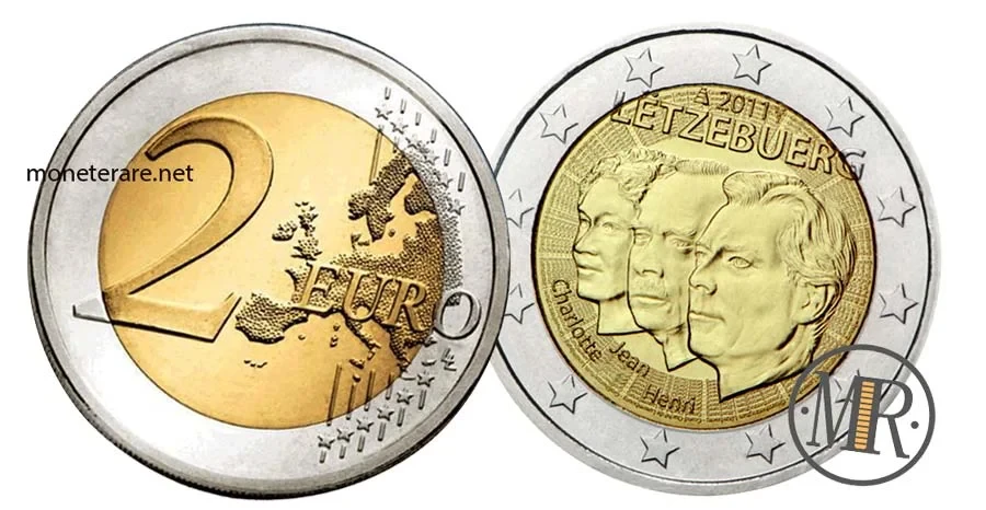 2 Euro Commemorative Luxembourg 2011 Appointment (Luxembourg - Letzebuerg)