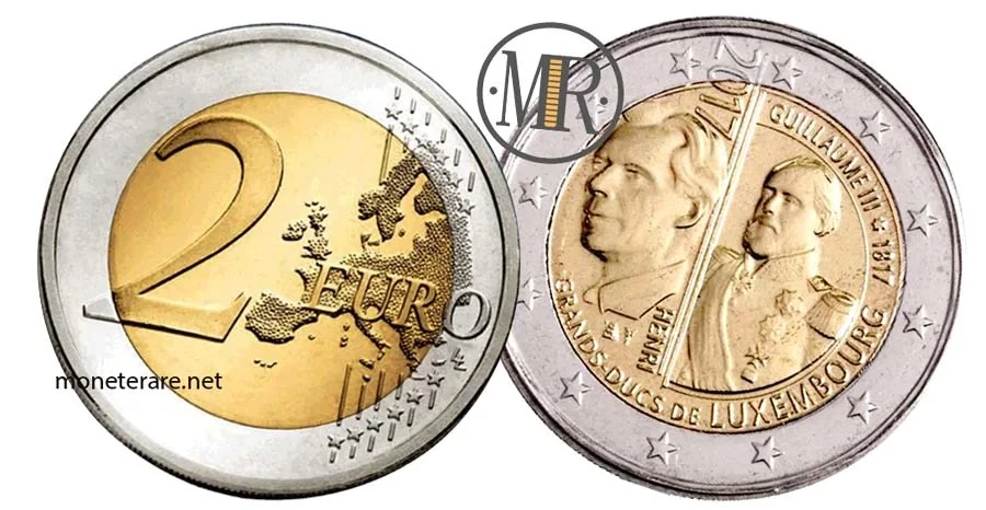 2 Euro Luxembourg 2017 Commemorative Coin of the Birth of Grand Duke Guillaume III 200 (Luxembourg - Letzebuerg)