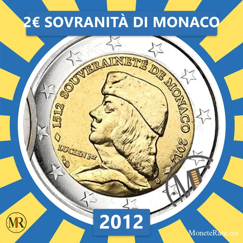 Estonia 2€ Sovranità di Monaco 2012 (coin photo)