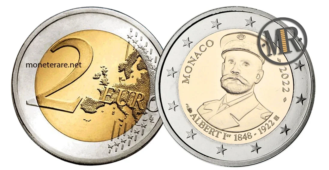 2 Euro Commemorative Monaco 2022 Albert I