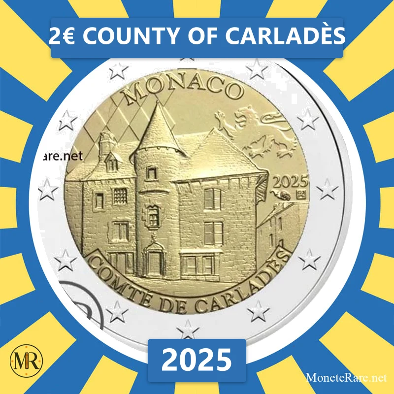 Estonia 2€ County of Carladès 2025 (coin photo)