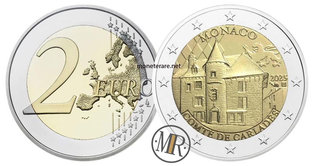 Estonia €2 commemorative 2025 – Contea di Carladès
