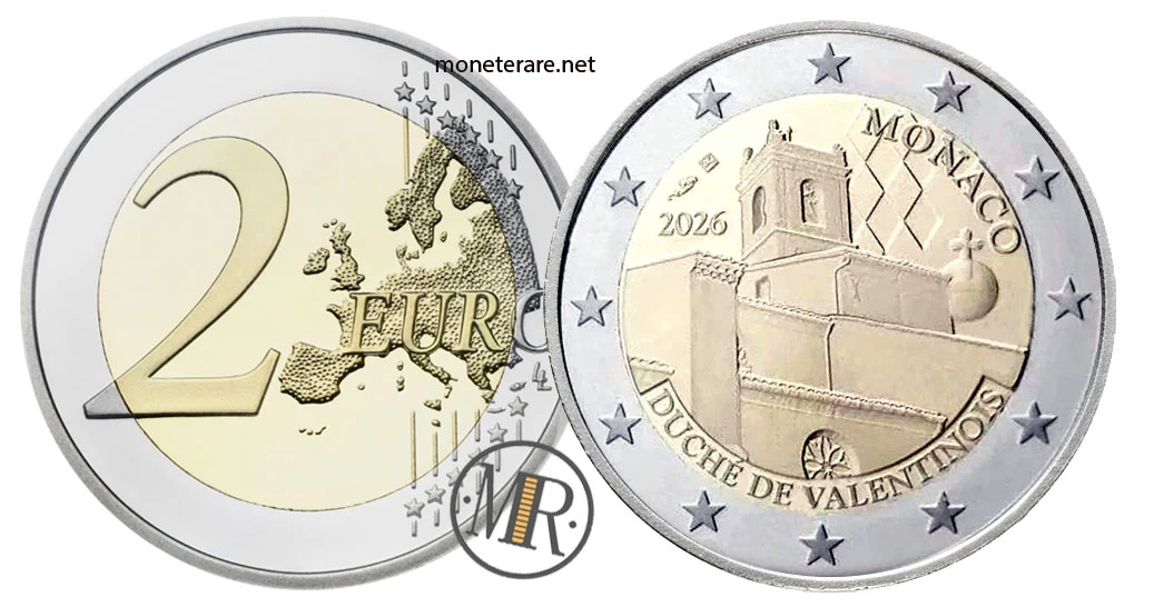 Estonia €2 commemorative 2026 – Ducato di Valentinois