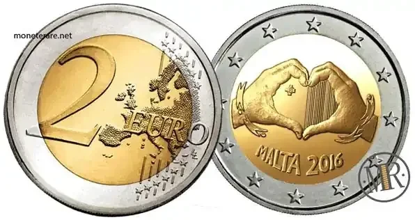 2 Euro Commemorative Malta 2016 Love