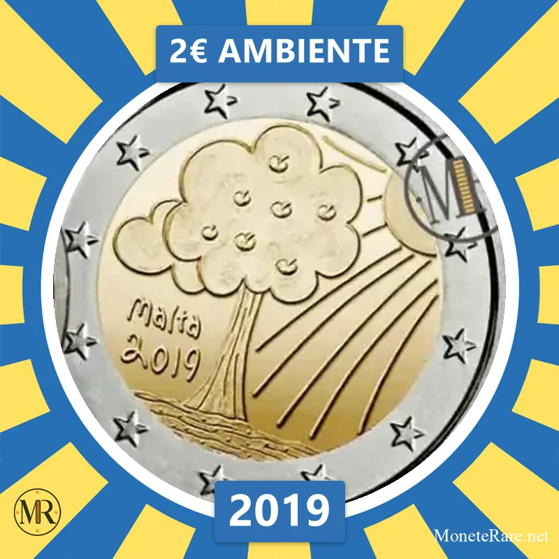 Malta 2€ Ambiente 2019 (coin photo)